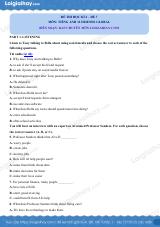 Đề thi học kì 2 Tiếng Anh 12 Friends Global - Đề số 7